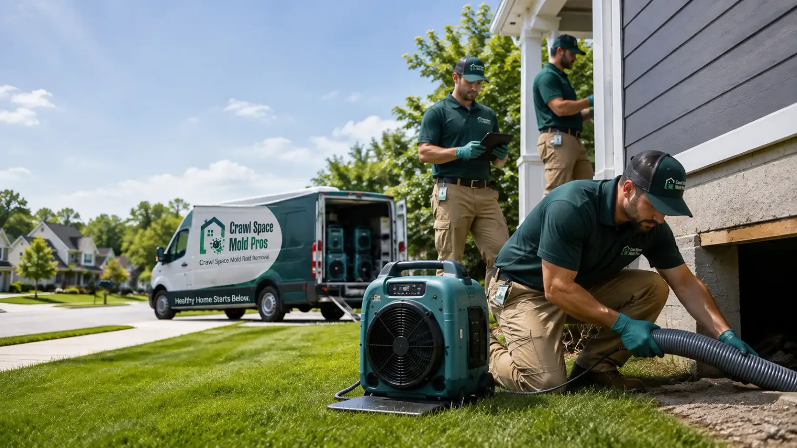 Crawl Space Mold Removal in Pleasanton, NE